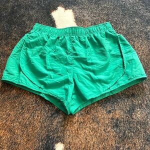 Vibrant Green Women's Athletic Shorts